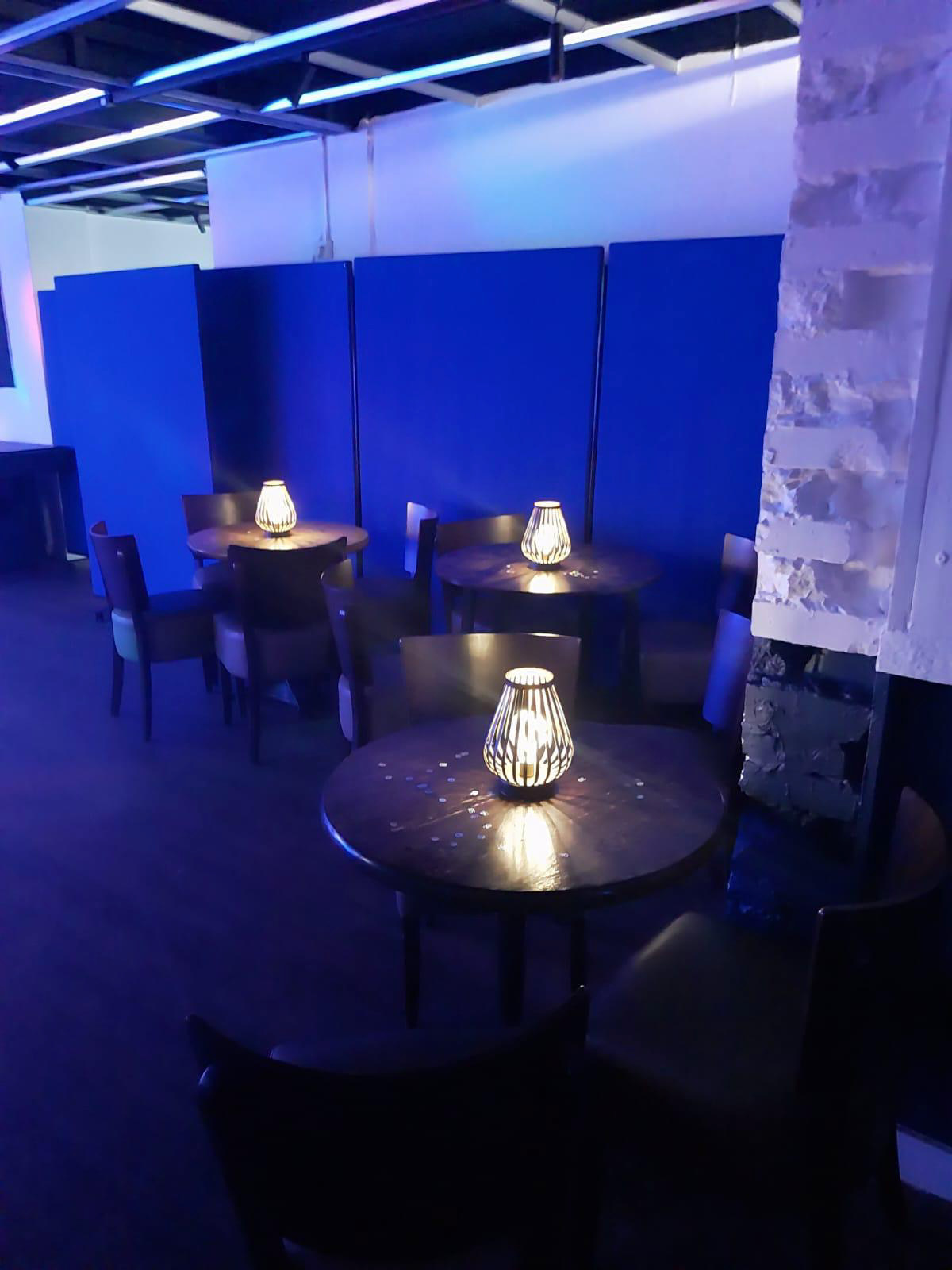 The Vale Clubhouse set up for a social event