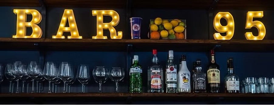 Clubhouse bar area